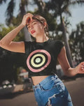Circles round Women's Crop Top - SJB-DIAMOND ELITES
