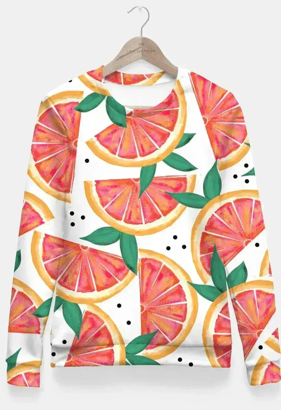 Citrus Surprise Fitted Waist Sweater - SJB-DIAMOND ELITES