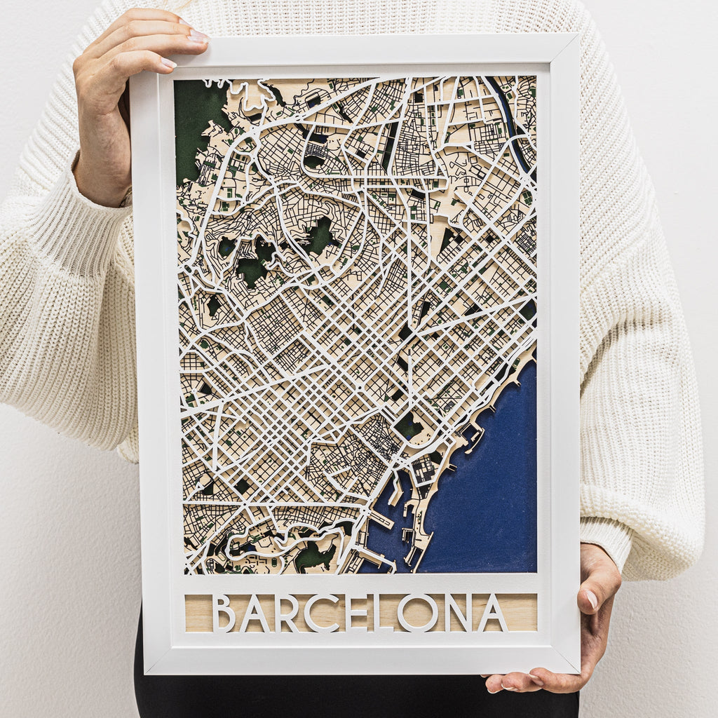 3D City Map Barcelona