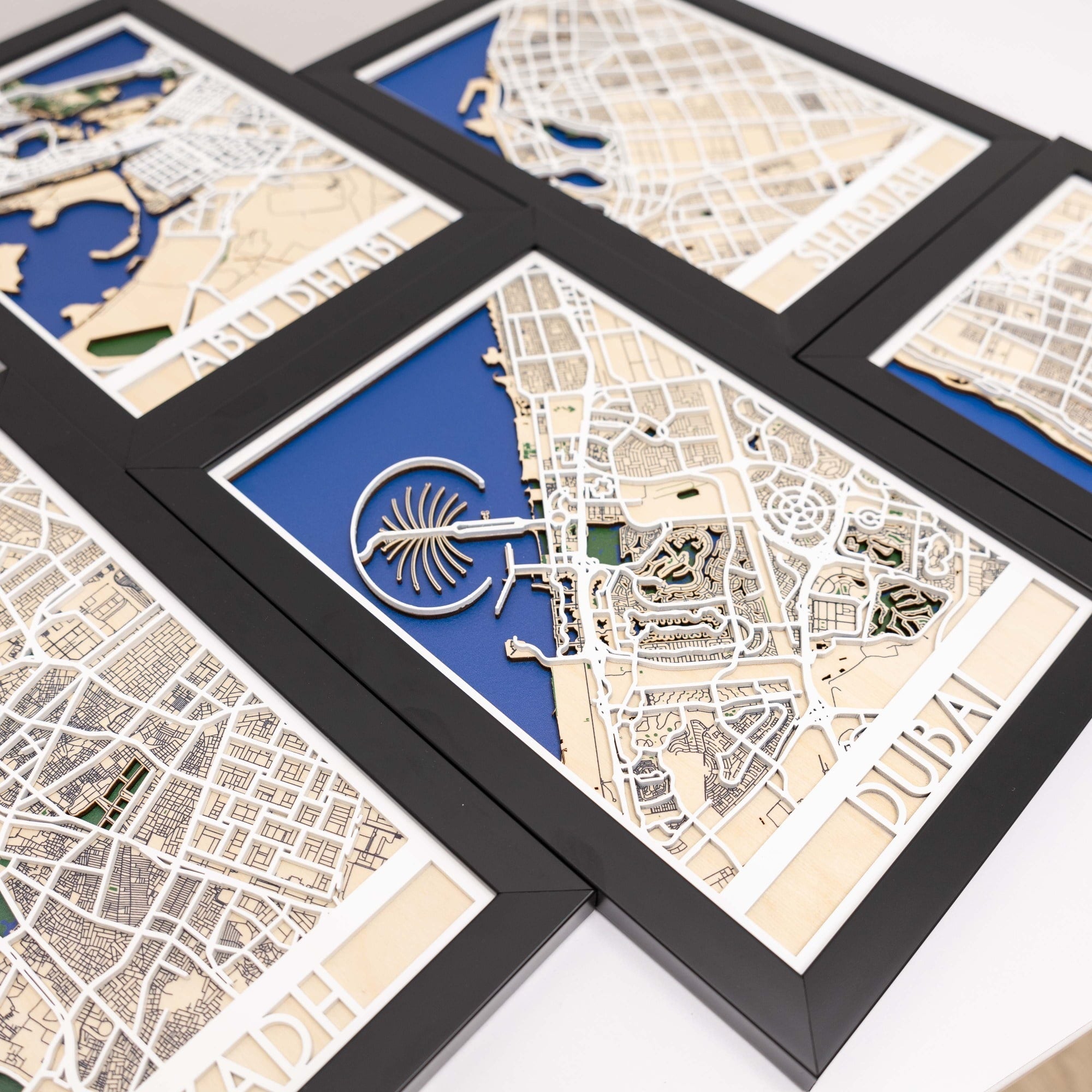 3D City Map Custom Enjoy The Wood