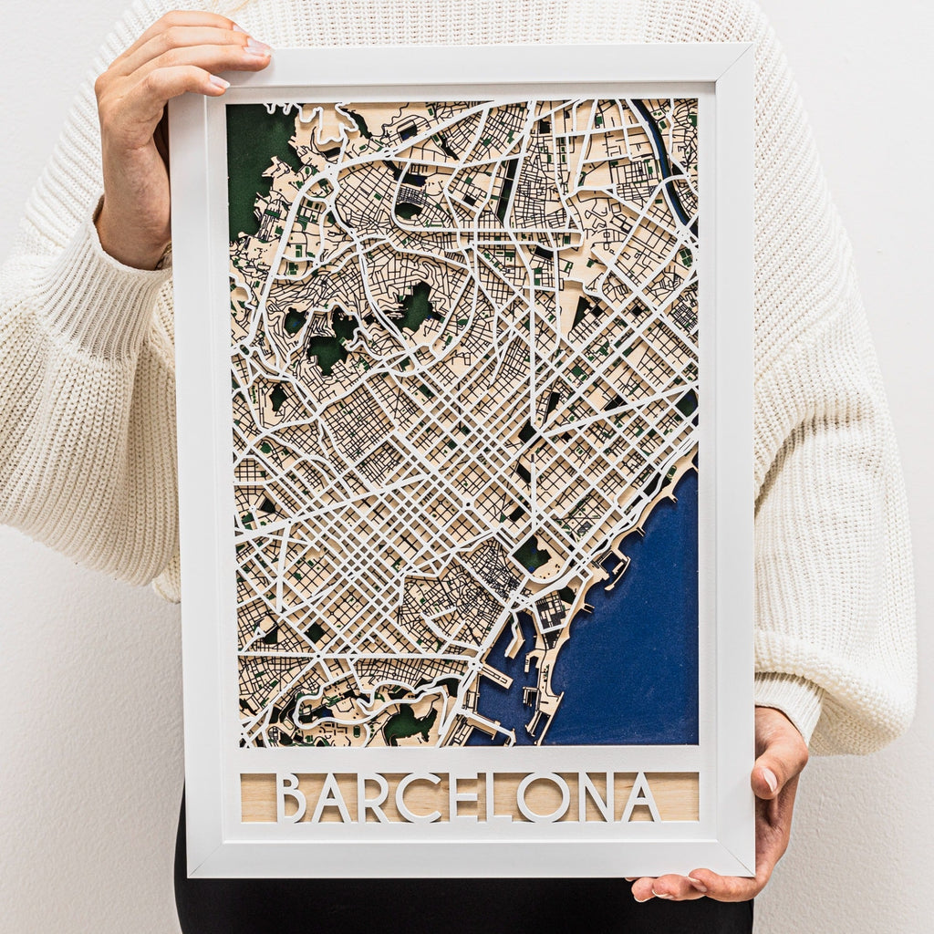 3D City Map Custom Enjoy The Wood