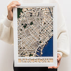3D City Map Custom Enjoy The Wood