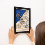 3D City Map Custom Enjoy The Wood