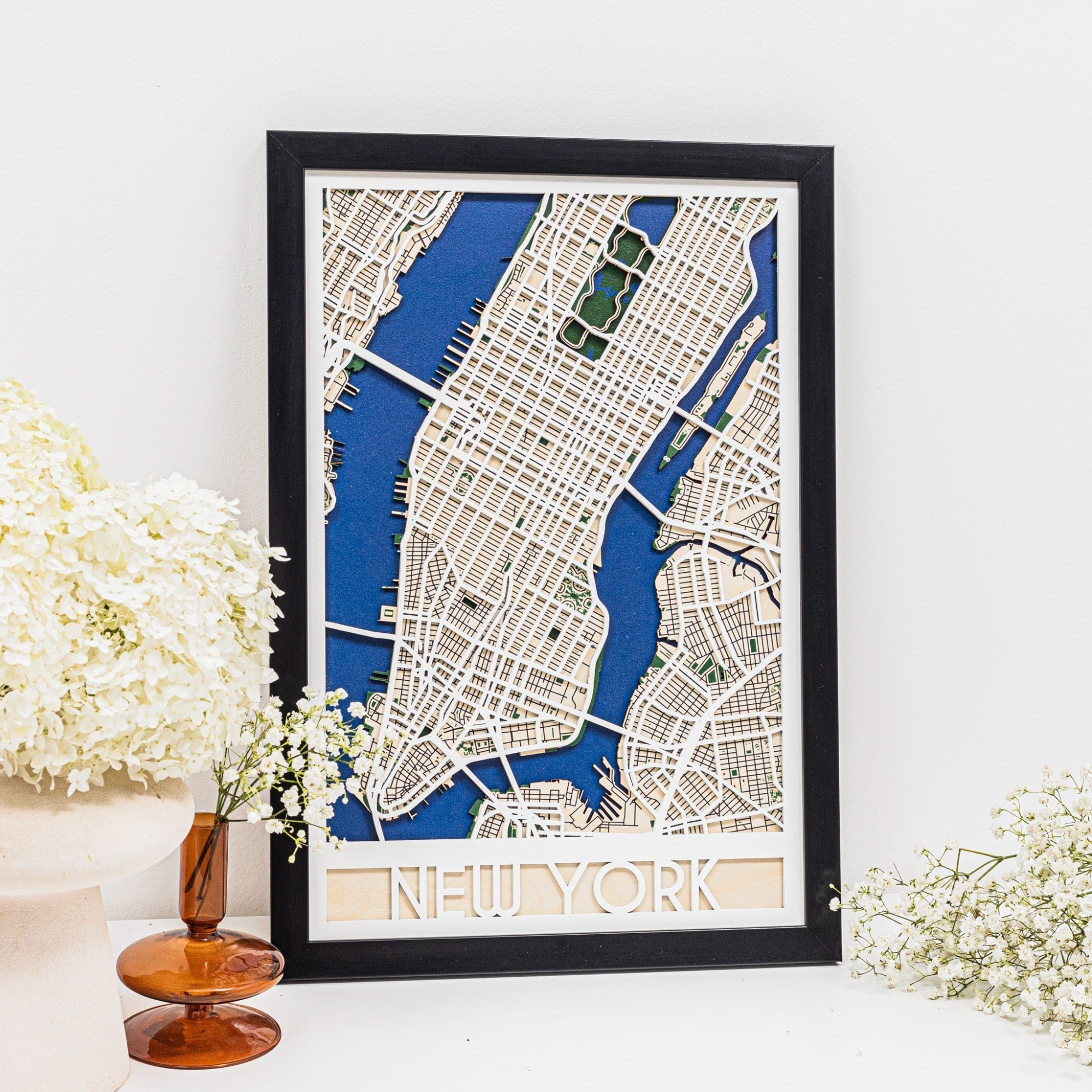 3D City Map Custom Enjoy The Wood