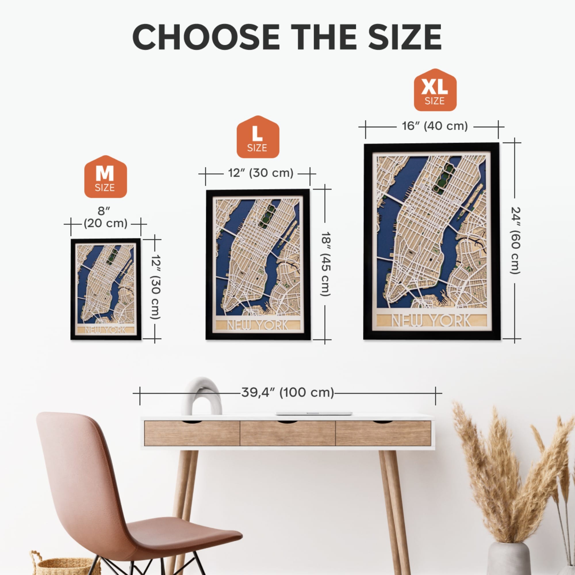 3D City Map Custom Enjoy The Wood