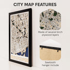 3D City Map Custom Enjoy The Wood