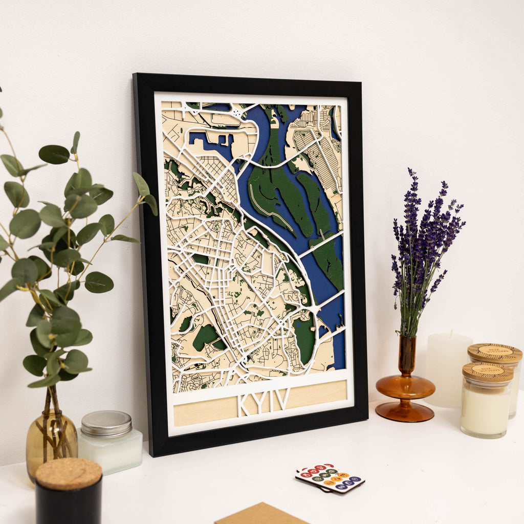 3D City Map Kyiv Enjoy The Wood