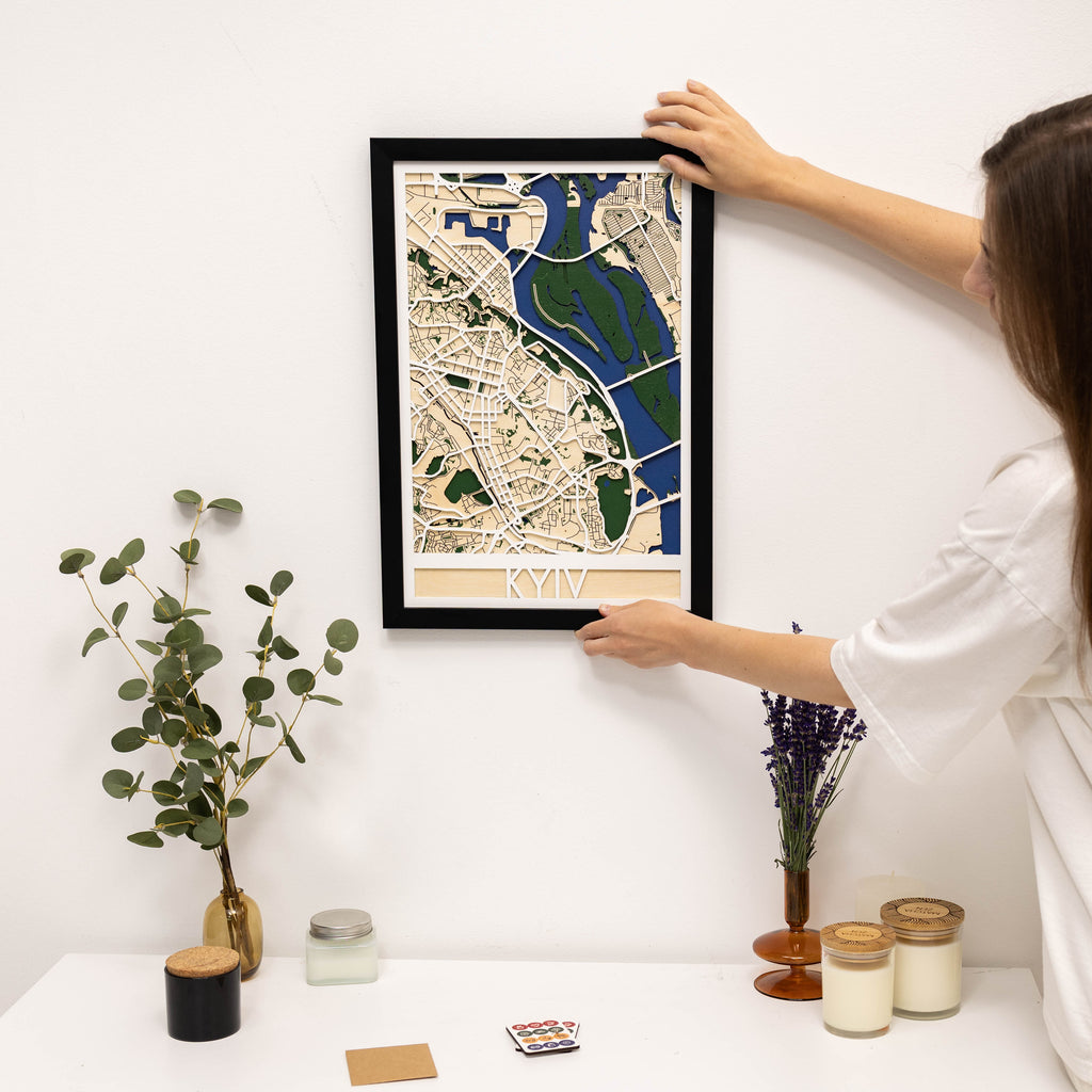 3D City Map Kyiv Enjoy The Wood