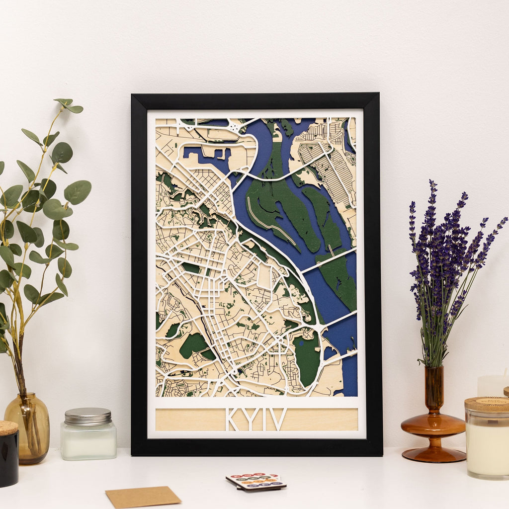 3D City Map Kyiv Enjoy The Wood
