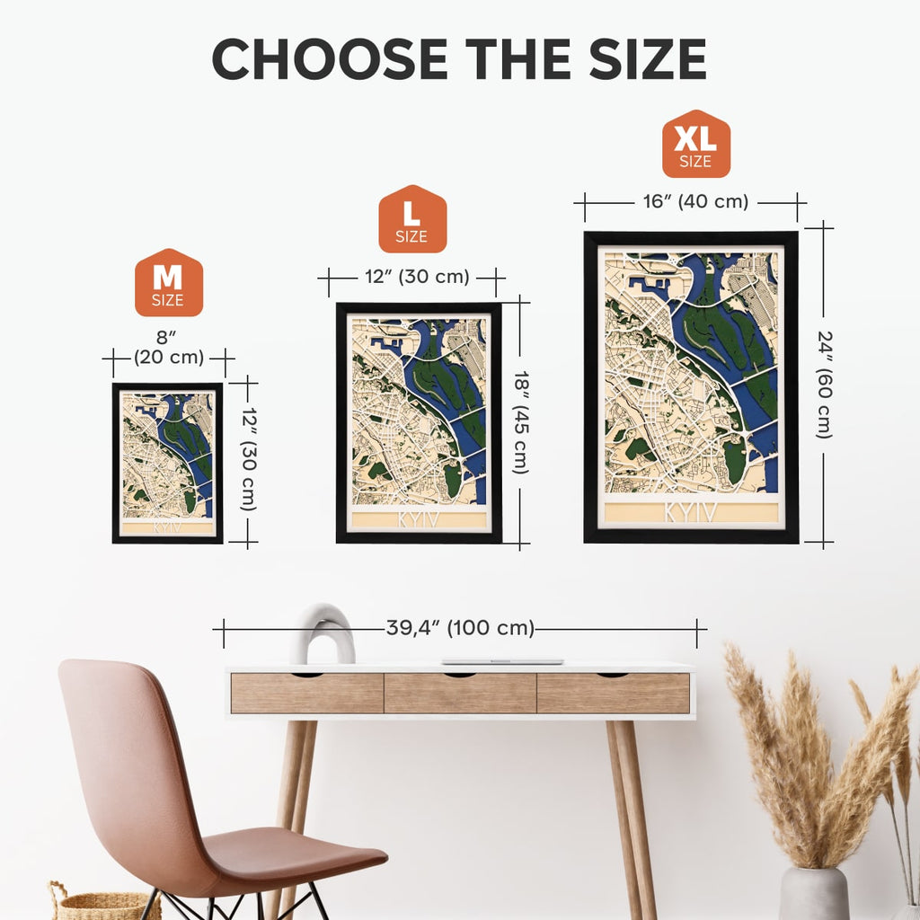 3D City Map Kyiv Enjoy The Wood
