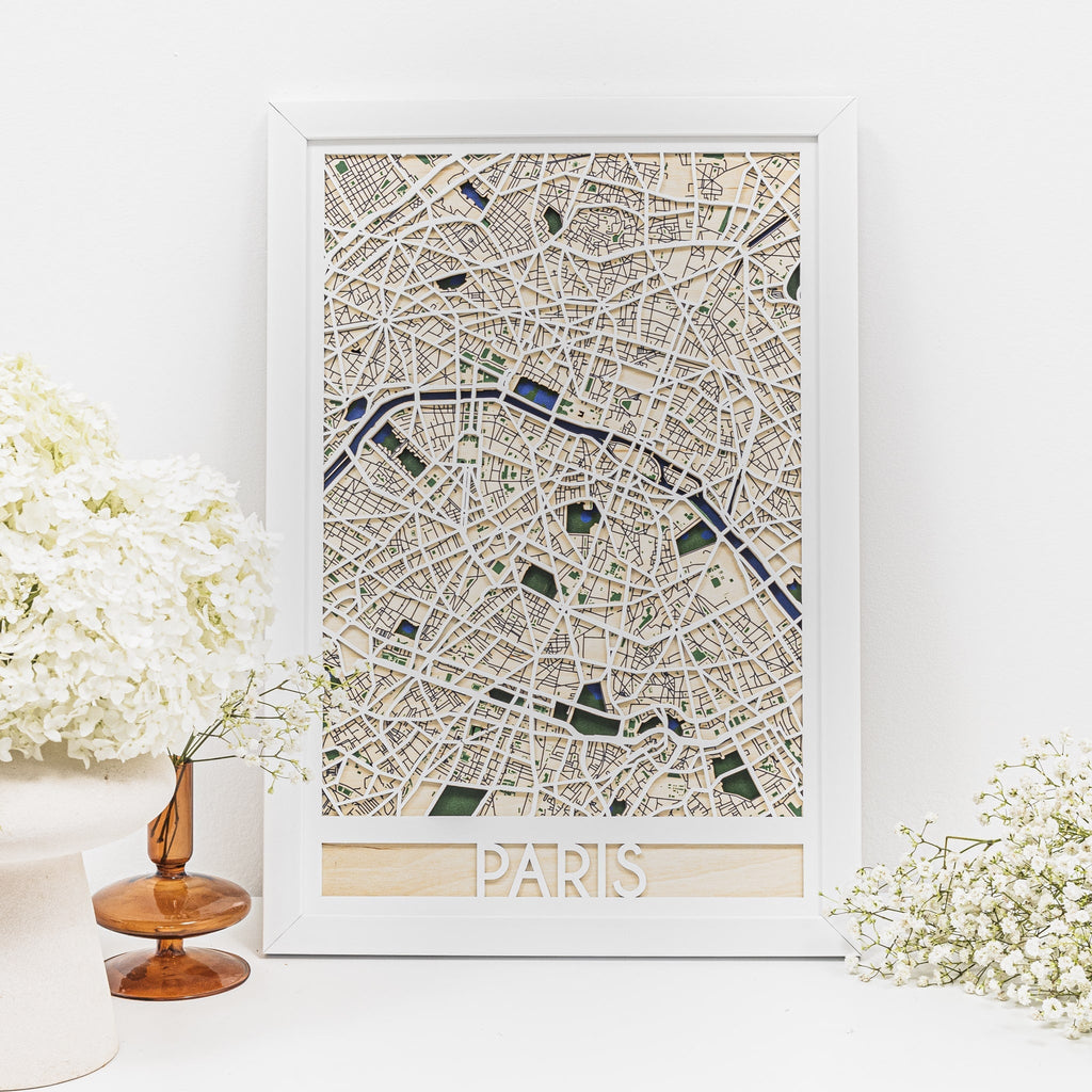 3D City Map Paris Enjoy The Wood