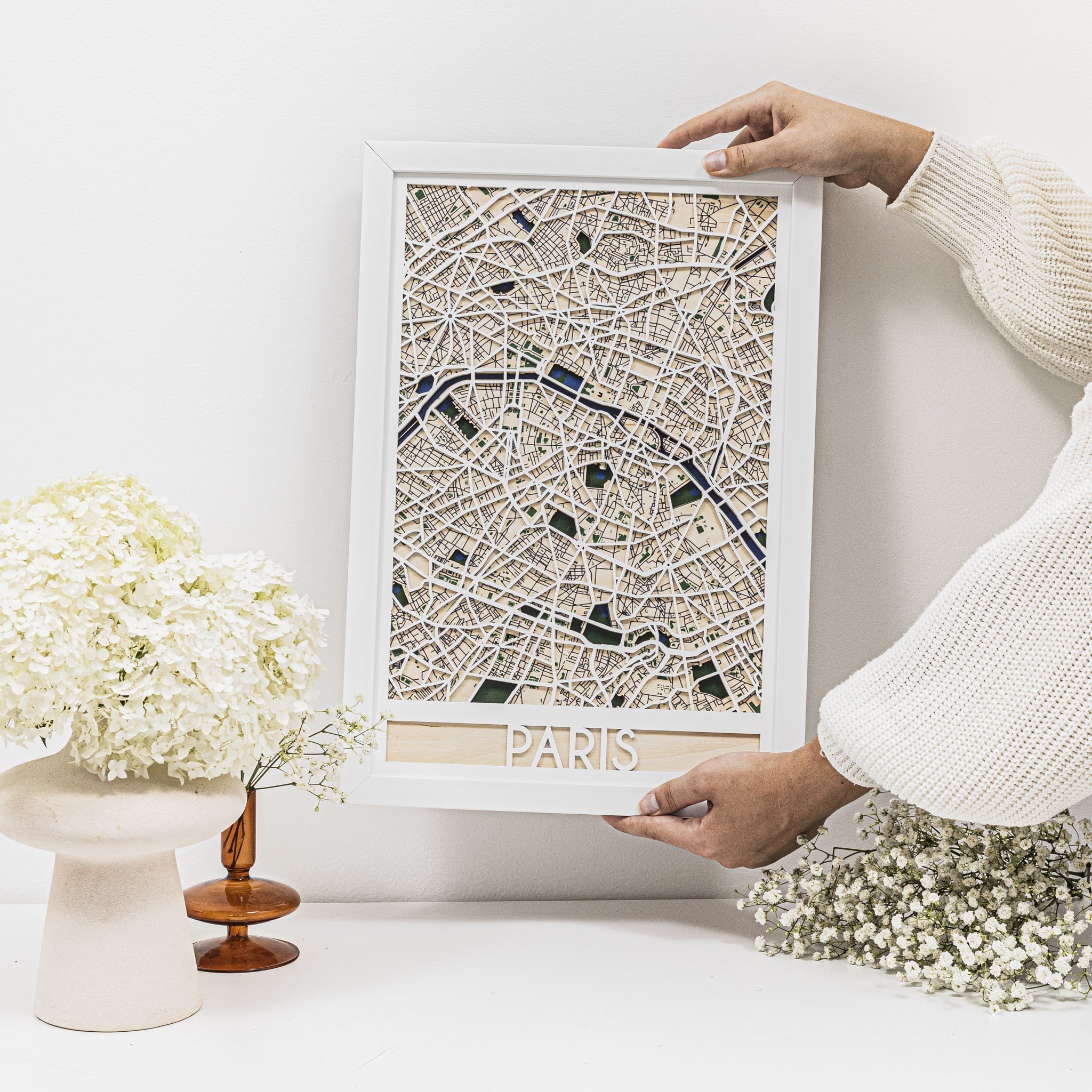 3D City Map Paris Enjoy The Wood