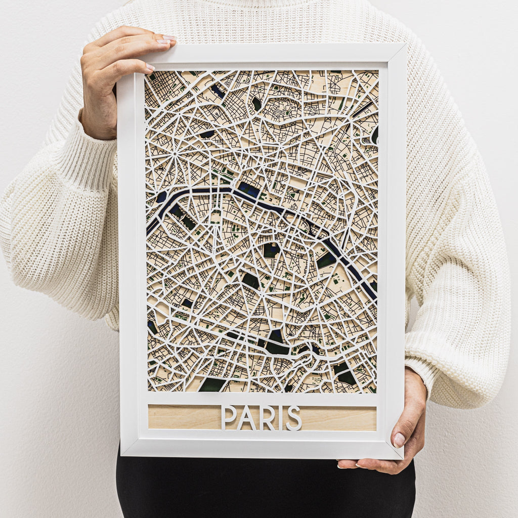 3D City Map Paris Enjoy The Wood
