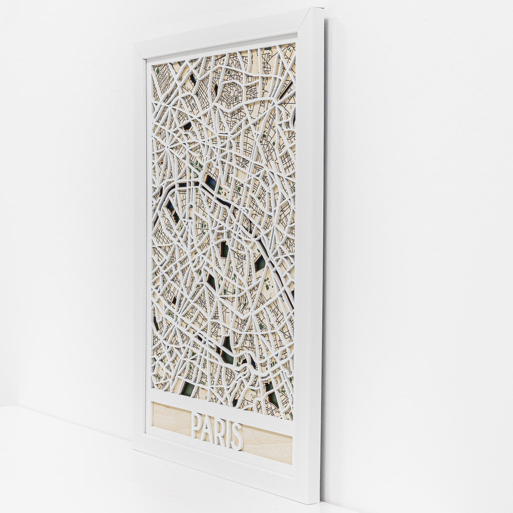 3D City Map Paris Enjoy The Wood