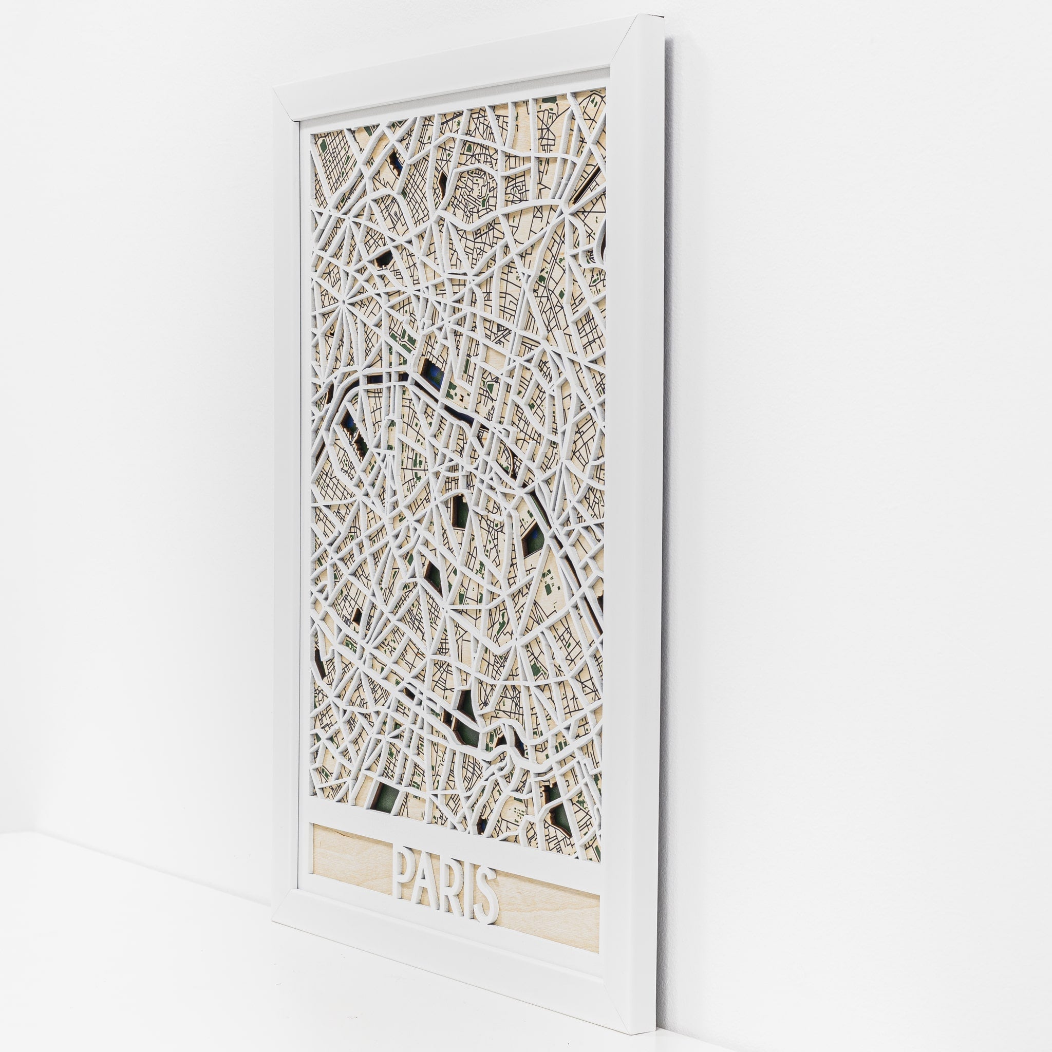 3D City Map Paris Enjoy The Wood