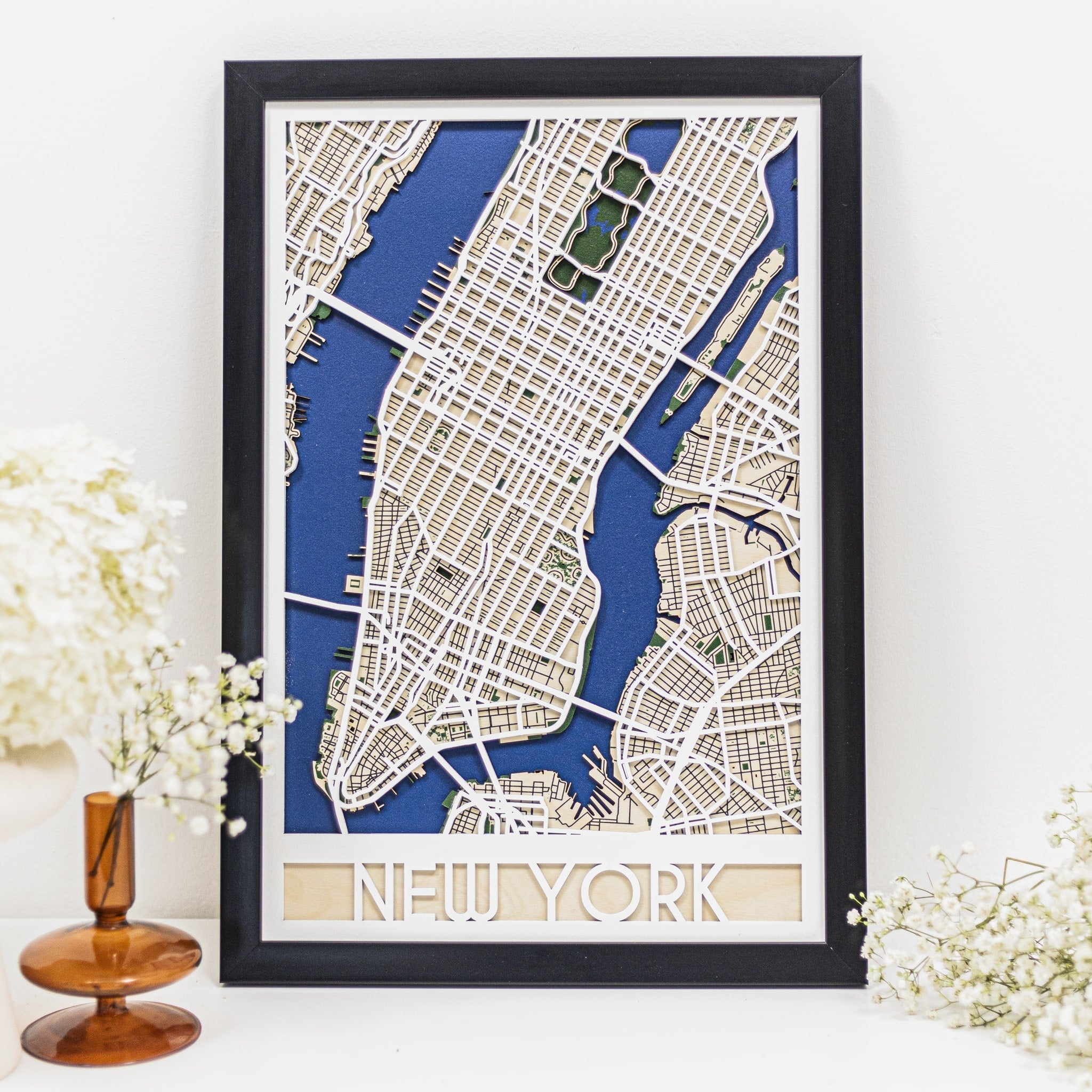 3D City Map New York Enjoy The Wood
