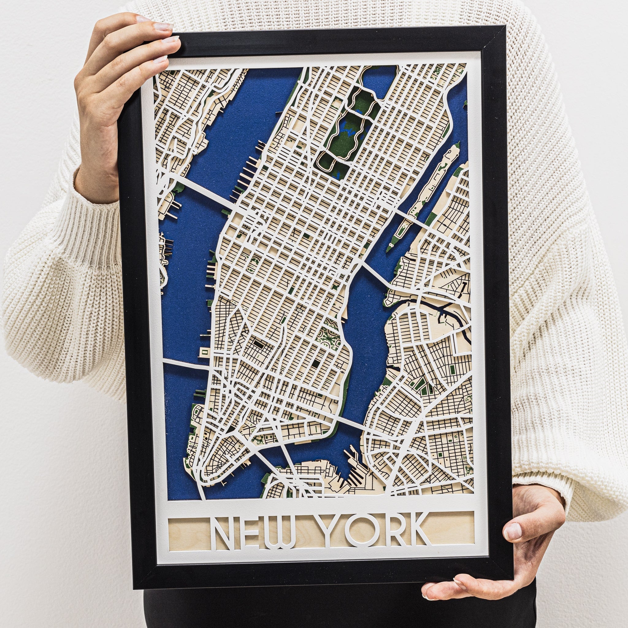 3D City Map New York Enjoy The Wood