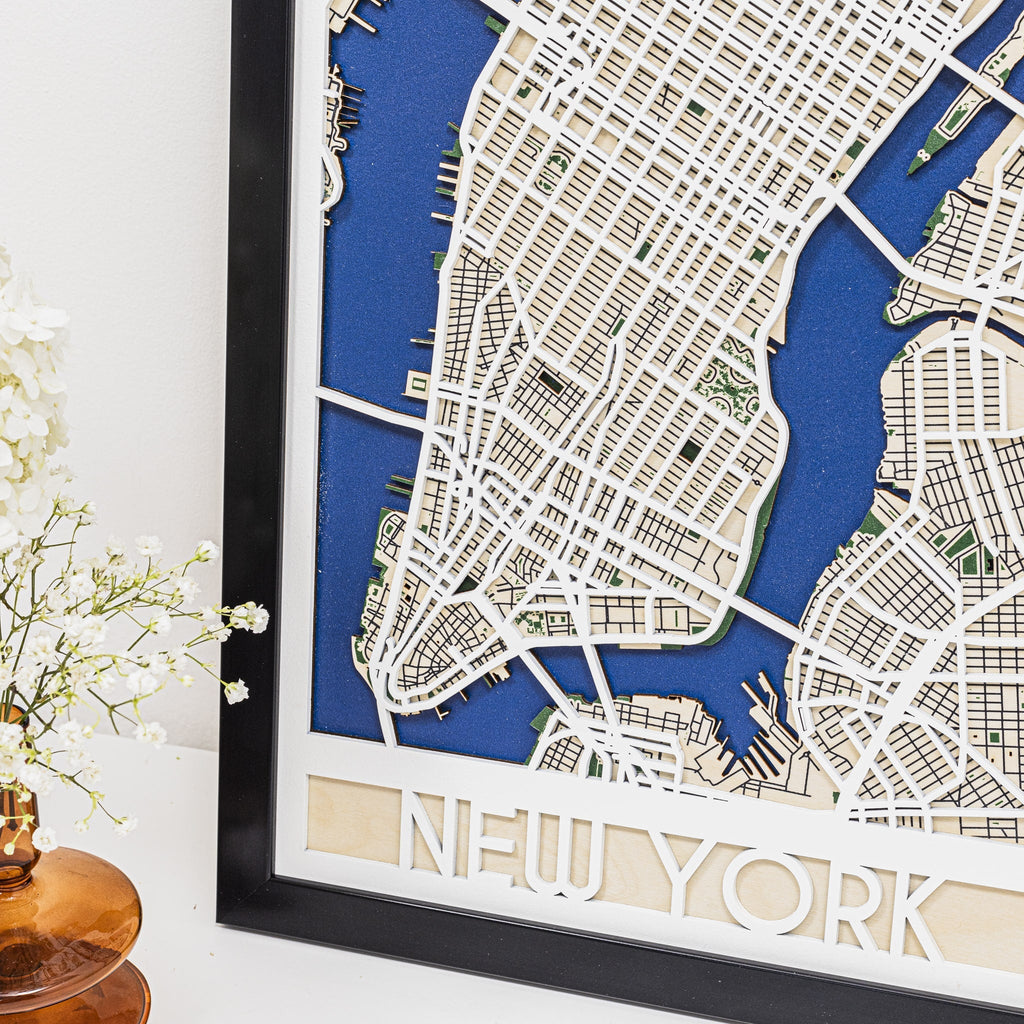 3D City Map New York Enjoy The Wood
