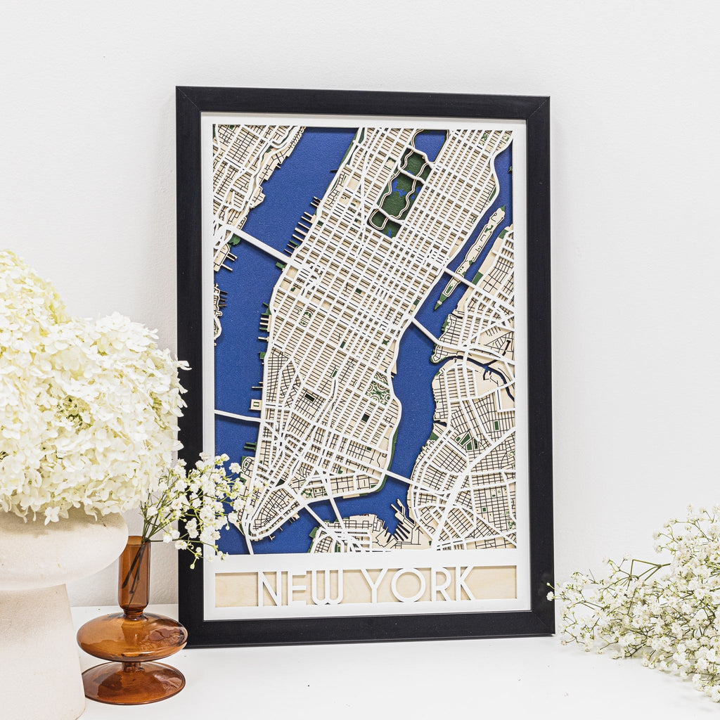 3D City Map New York Enjoy The Wood