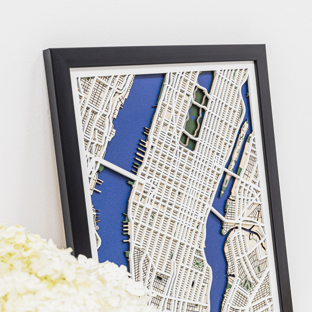 3D City Map New York Enjoy The Wood