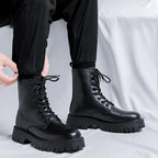 Men's Chelsea Ankle Boots - High-Top Leather Martin Boot Pi-Mart