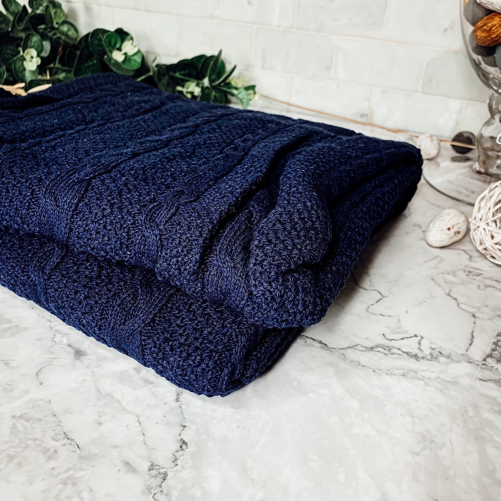 Claret Knit Sweater Throw Lightweight Cozy Blanket For Couch Bed BandsCo Straps