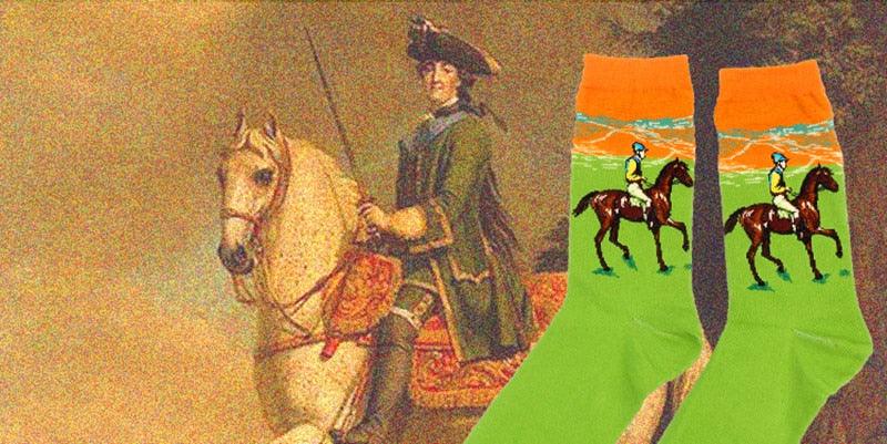 Classic Autumn Winter Retro Personality Art Van Gogh Mural World Famous Oil Painting Female Sock For Men And Women Stevvex