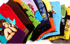 Classic Autumn Winter Retro Personality Art Van Gogh Mural World Famous Oil Painting Female Sock For Men And Women Stevvex