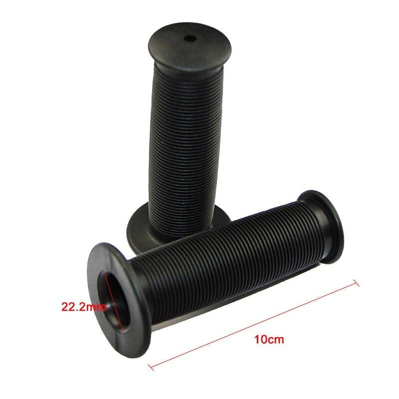 Classic Black Children Bicycle Handlebar Grips High Quality Odorless Rubber Non-slip Shockproof Bike Handlebar Grips Kid's Bike Grips Mushroom Grips Non-Slip Rubber Bikes Grips Short Bicycle Handlebar Grips For Boys Stevvex