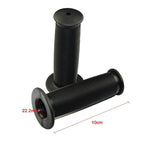 Classic Black Children Bicycle Handlebar Grips High Quality Odorless Rubber Non-slip Shockproof Bike Handlebar Grips Kid's Bike Grips Mushroom Grips Non-Slip Rubber Bikes Grips Short Bicycle Handlebar Grips For Boys Stevvex
