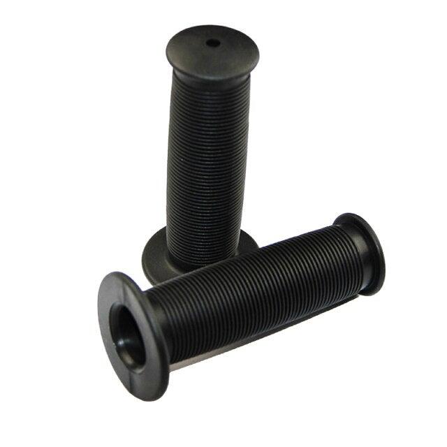 Classic Black Children Bicycle Handlebar Grips High Quality Odorless Rubber Non-slip Shockproof Bike Handlebar Grips Kid's Bike Grips Mushroom Grips Non-Slip Rubber Bikes Grips Short Bicycle Handlebar Grips For Boys Stevvex