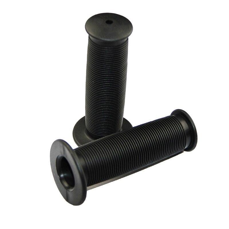 Classic Black Children Bicycle Handlebar Grips High Quality Odorless Rubber Non-slip Shockproof Bike Handlebar Grips Kid's Bike Grips Mushroom Grips Non-Slip Rubber Bikes Grips Short Bicycle Handlebar Grips For Boys Stevvex