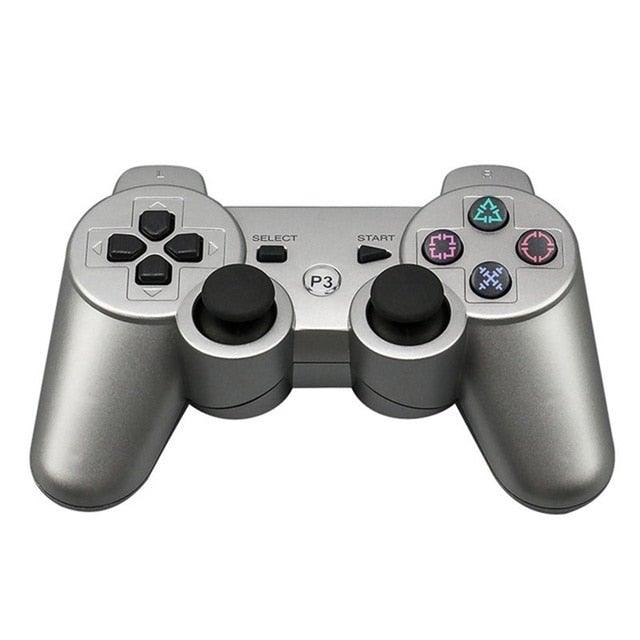 Classic Blue Bluetooth Wireless Joystick Gamepad Controller Compatible With PC Monitor Laptop Stevvex
