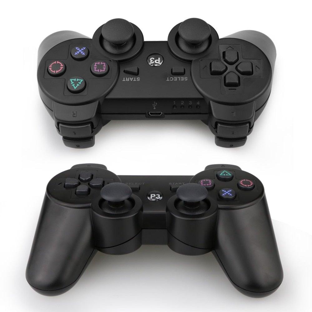 Classic Blue Bluetooth Wireless Joystick Gamepad Controller Compatible With PC Monitor Laptop Stevvex