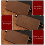 Classic Brown Genuine Leather Phone Case for iPhone 13 14 Pro Max 12 Mini 11 12 Pro Max Leather Cover Bumper Phone Case Compatible With iPhone Genuine Leather Slim Back Cover