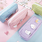 Classic Cartoon Large Capacity Stylish Students Pencil Pouch Cute Creative Design Case For School Stevvex