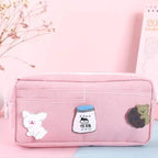 Classic Cartoon Large Capacity Stylish Students Pencil Pouch Cute Creative Design Case For School Stevvex
