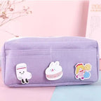 Classic Cartoon Large Capacity Stylish Students Pencil Pouch Cute Creative Design Case For School Stevvex
