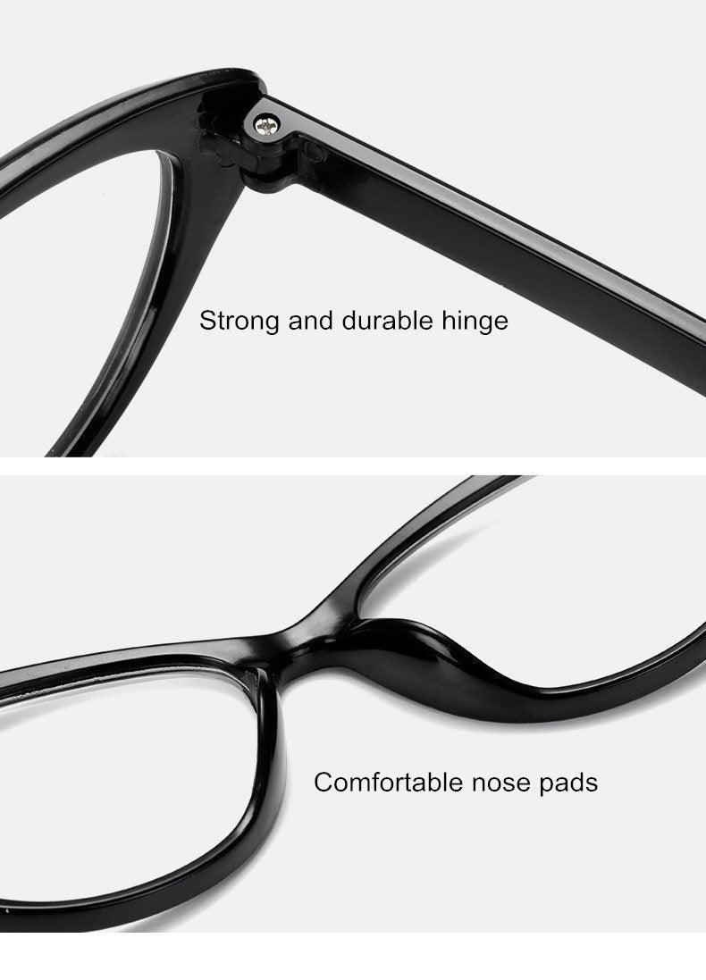 Classic Cat Eye Reading Glasses Eye Protection Eyewear Computer And Stylish Frame Eyewear Men Women Presbyopia Diopter Eyewear +1.0+1.5+2.0+2.5+3.0+3.5+4.0 Stevvex
