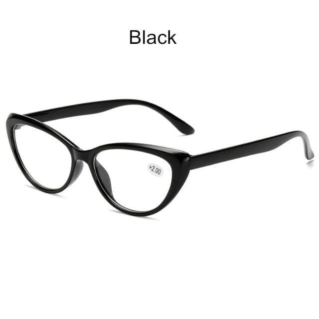 Classic Cat Eye Reading Glasses Eye Protection Eyewear Computer And Stylish Frame Eyewear Men Women Presbyopia Diopter Eyewear +1.0+1.5+2.0+2.5+3.0+3.5+4.0 Stevvex