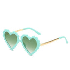 Classic Children's Fashionable  Cute Heart-Shaped Sunglasses  Designer Personalized Flower  Love Baby Sunglasses  Block 90% Of UVB and UVA Rays over sized heart shaped sunglasses Stevvex