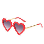 Classic Children's Fashionable  Cute Heart-Shaped Sunglasses  Designer Personalized Flower  Love Baby Sunglasses  Block 90% Of UVB and UVA Rays over sized heart shaped sunglasses Stevvex