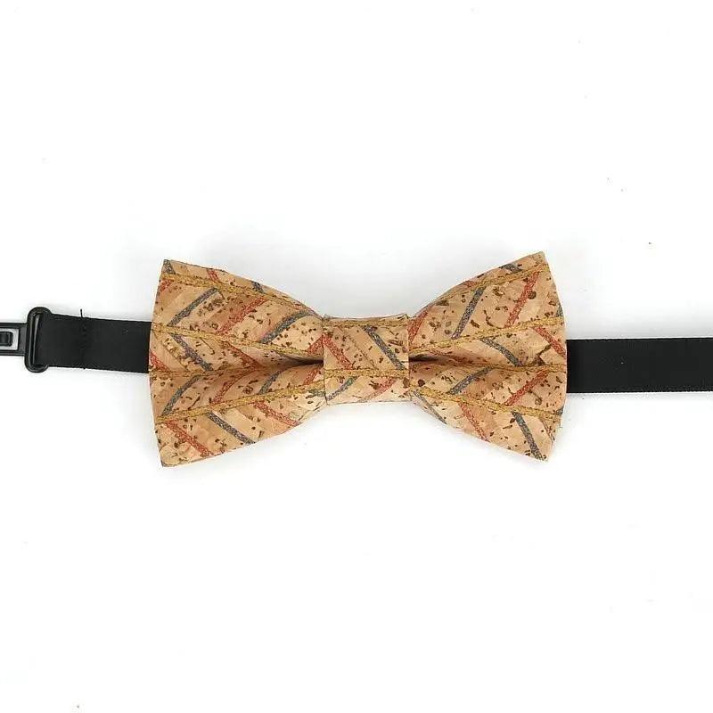 Classic Children Striped Elegant New Bow Tie Cute Kids Design Boys Brown Color Printed Bowties Stevvex