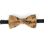 Classic Children Striped Elegant New Bow Tie Cute Kids Design Boys Brown Color Printed Bowties Stevvex
