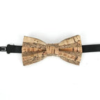Classic Children Striped Elegant New Bow Tie Cute Kids Design Boys Brown Color Printed Bowties Stevvex