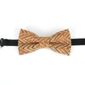 Classic Children Striped Elegant New Bow Tie Cute Kids Design Boys Brown Color Printed Bowties Stevvex