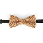 Classic Children Striped Elegant New Bow Tie Cute Kids Design Boys Brown Color Printed Bowties Stevvex