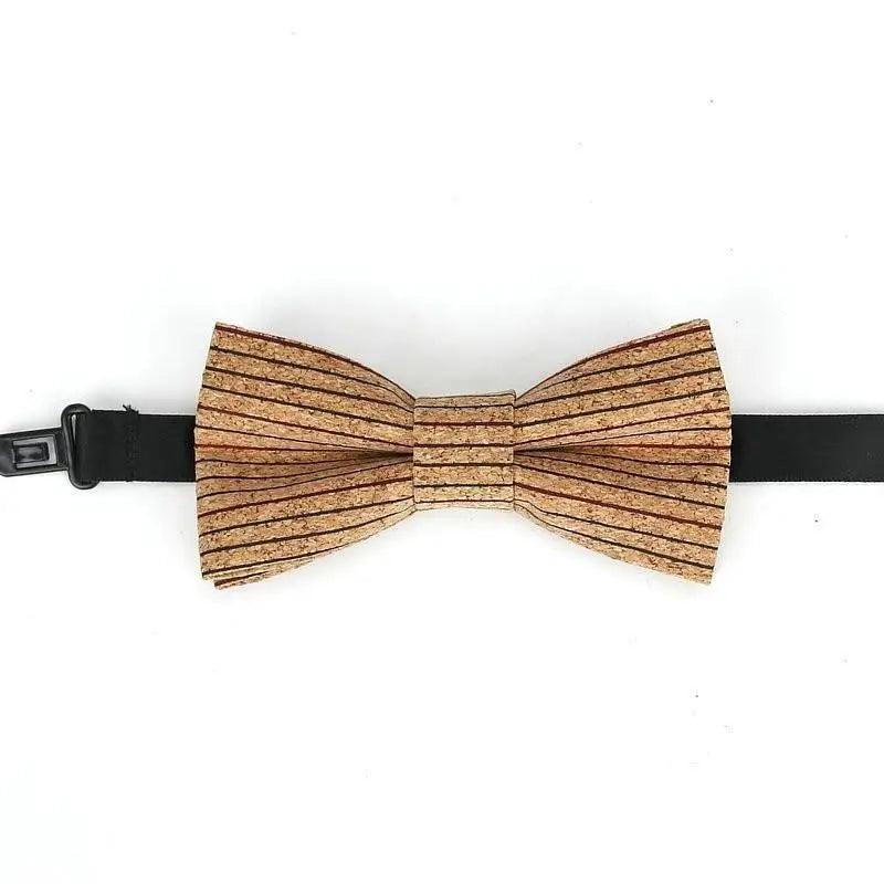 Classic Children Striped Elegant New Bow Tie Cute Kids Design Boys Brown Color Printed Bowties Stevvex