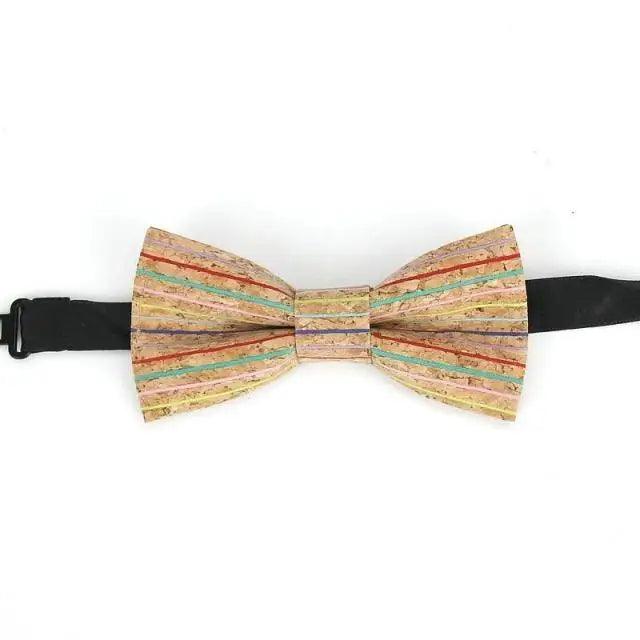 Classic Children Striped Elegant New Bow Tie Cute Kids Design Boys Brown Color Printed Bowties Stevvex