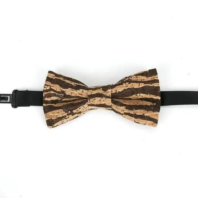 Classic Children Striped Elegant New Bow Tie Cute Kids Design Boys Brown Color Printed Bowties Stevvex